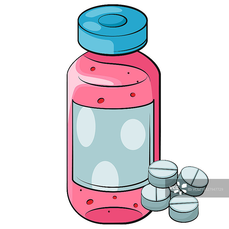 医疗疫苗瓶药丸图片素材