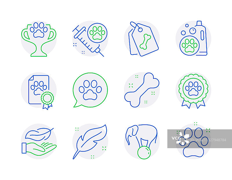 动物图标合集，包含狗图标图片素材