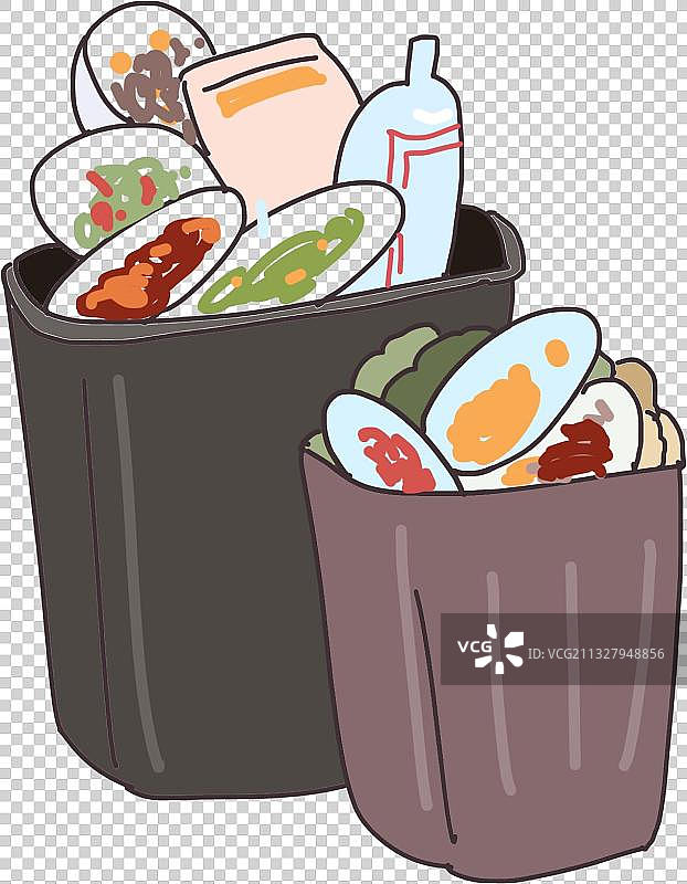 食物浪费元素图片素材
