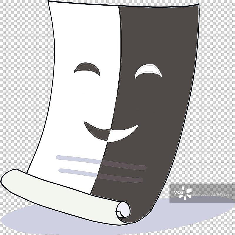 阴阳合同元素图片素材