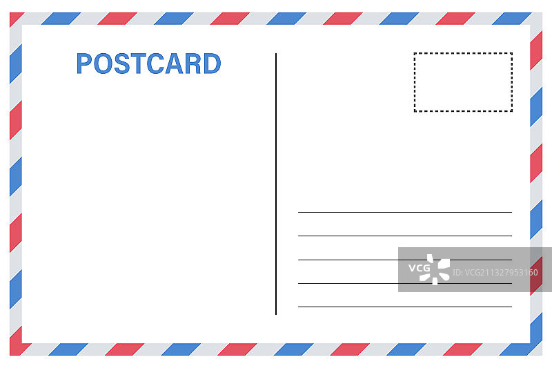 白色纸张纹理明信片图片素材