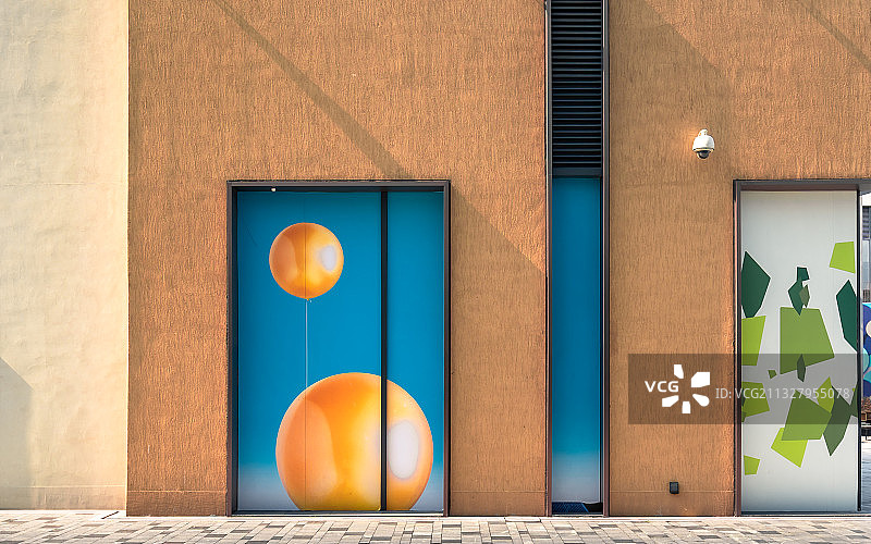 深圳 色彩 深业上城 墙面 彩色 时尚 纯色 背景图片素材