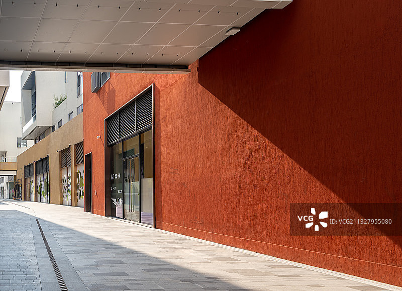 深圳 色彩 深业上城 墙面 彩色 时尚 纯色 背景图片素材