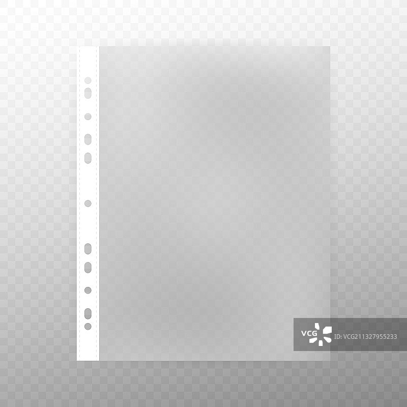 透明塑料保护膜文件袋图片素材
