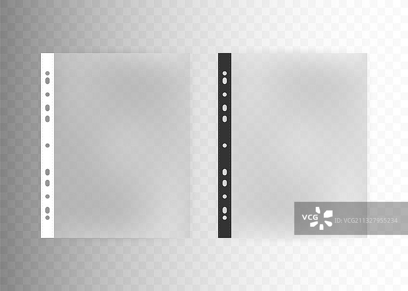 透明塑料保护膜文件袋图片素材