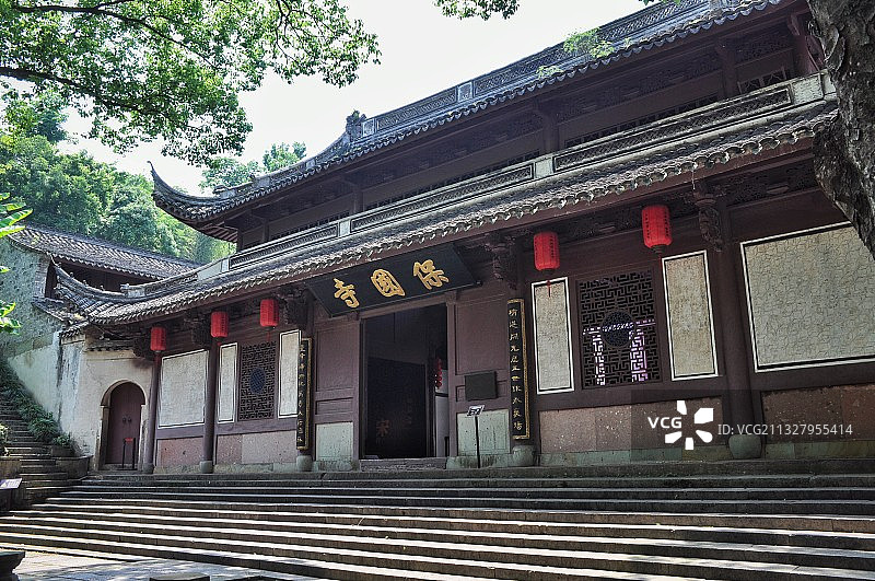 浙江宁波保国寺 古建筑图片素材