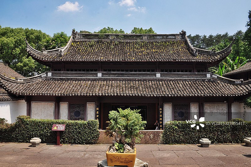 浙江宁波保国寺 古建筑图片素材