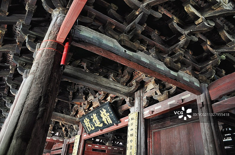 浙江宁波保国寺 古建筑图片素材