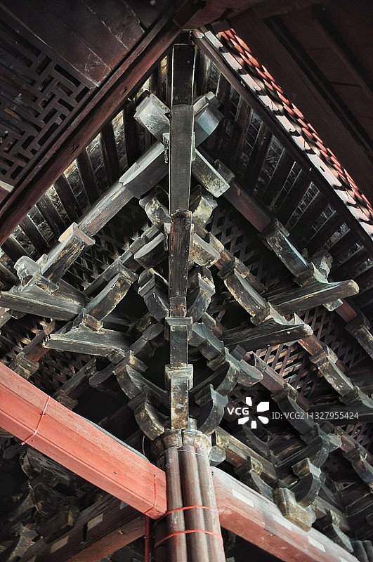 浙江宁波保国寺 古建筑图片素材