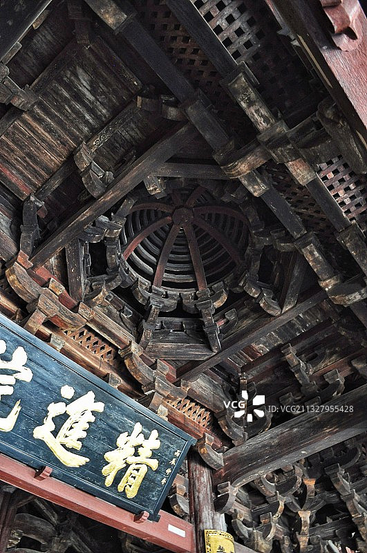 浙江宁波保国寺 古建筑图片素材