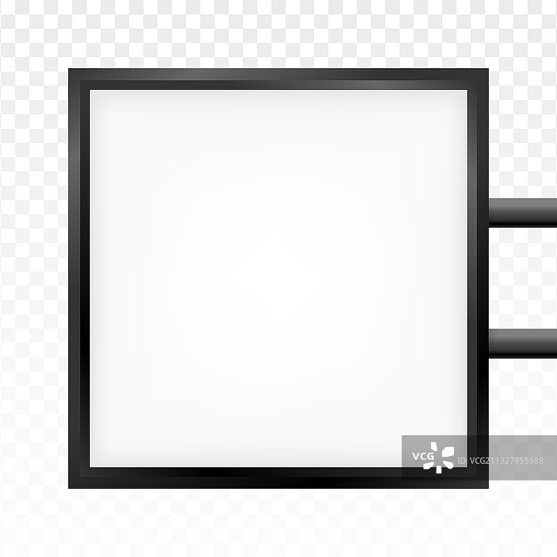 灰色背景上的圆形标牌样机图片素材