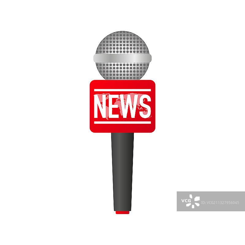 麦克风广播新闻制作图片素材