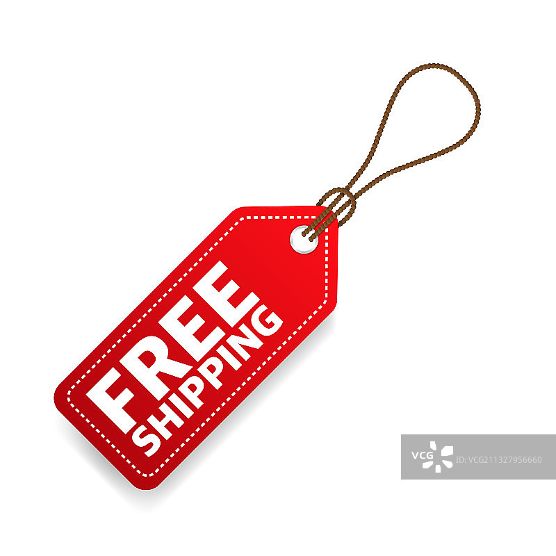 免费送货价格标签红色免费送货标签图片素材