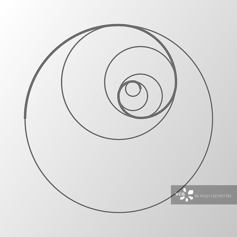 灰色背景上的金色比例抽象设计图片素材