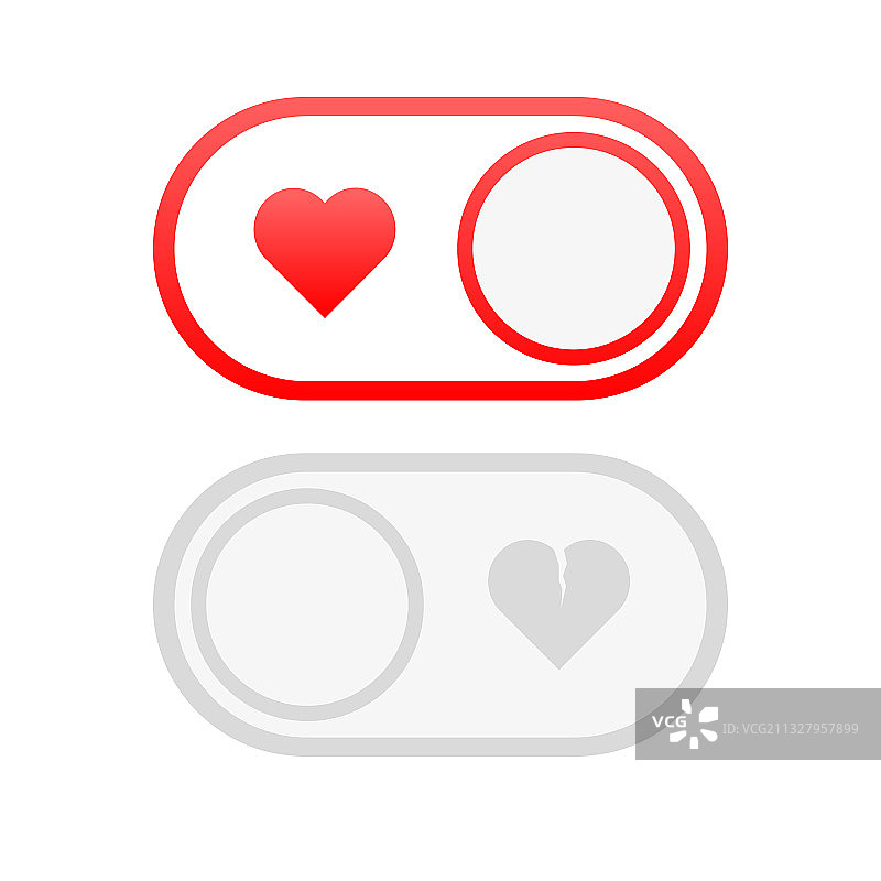 时尚爱情开关设计图片素材