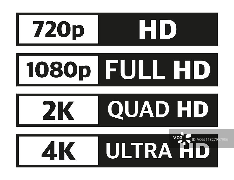 现代电视全高清4K设计图片素材