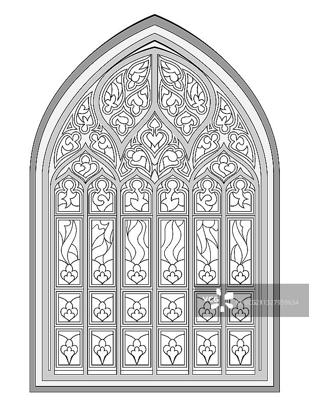 黑白绘画填色书图片素材