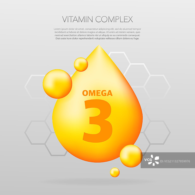 有光泽的鱼油营养Omega 3有益健康图片素材