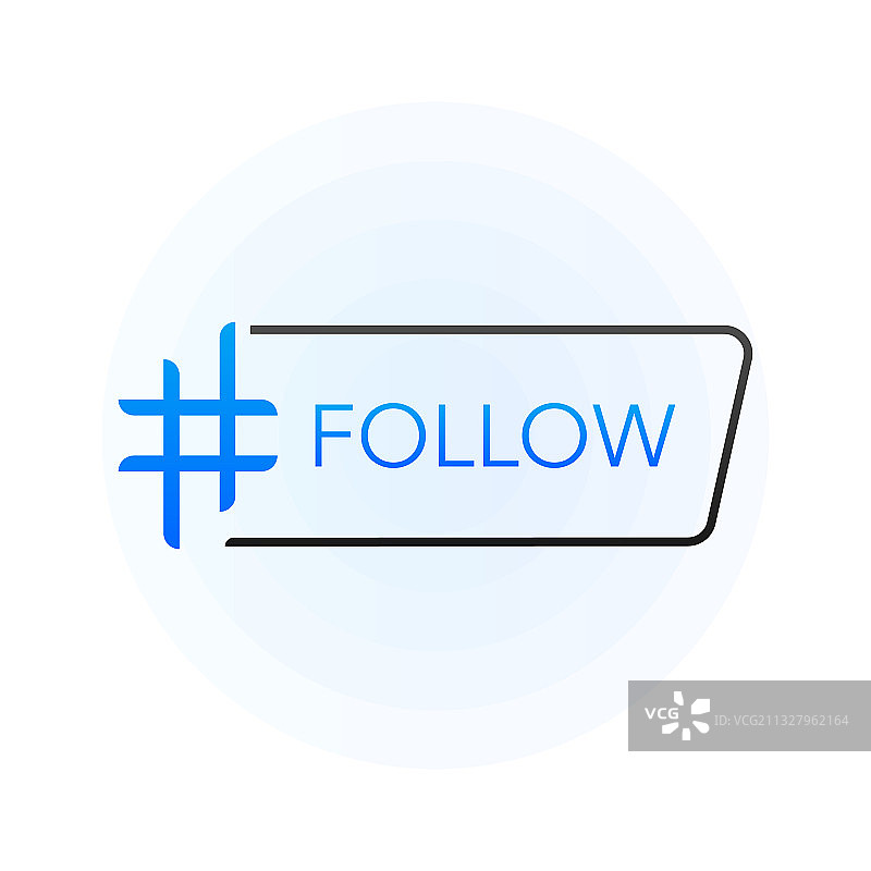 白色背景上的#标签图片素材