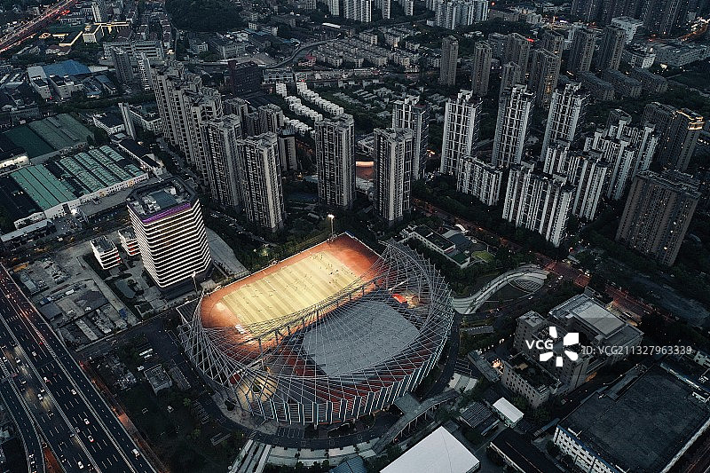 静安体育中心图片素材