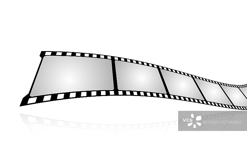 电影胶片电影海报概念图片素材