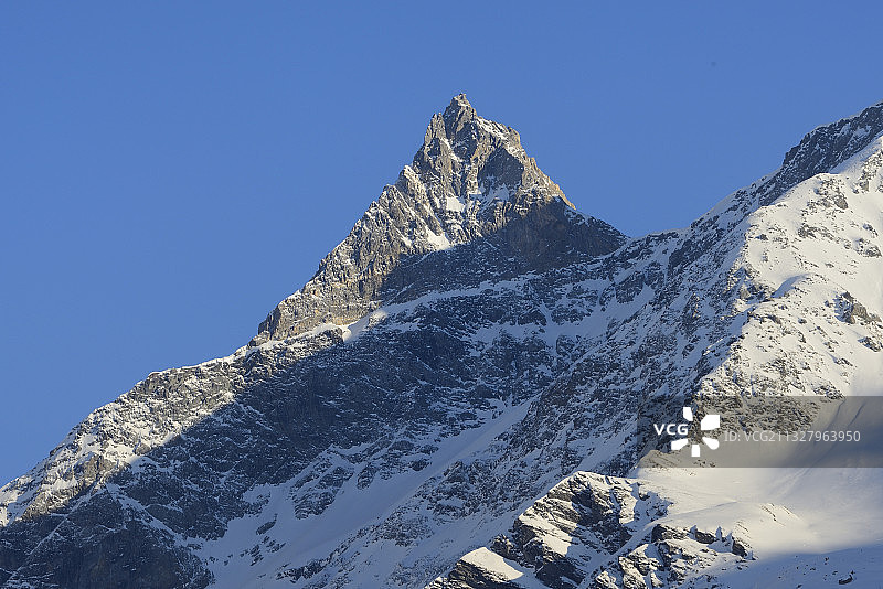 法国萨瓦瓦努瓦斯国家公园阿利耶峰图片素材