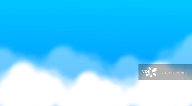 蓝天白云图标图片素材