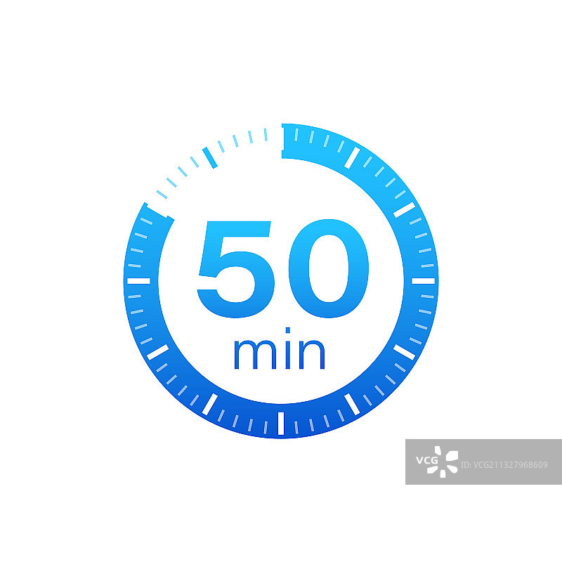 50分钟秒表图标图片素材