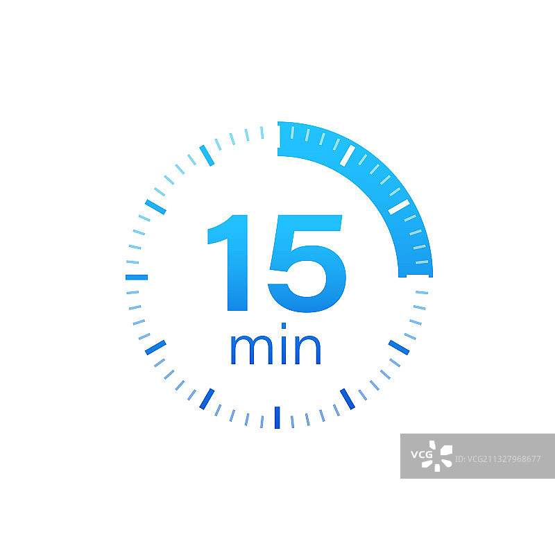 15分钟秒表图标图片素材