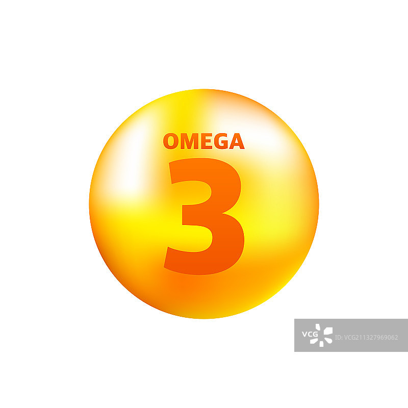 带有逼真水滴的灰色背景维生素Omega-3图片素材