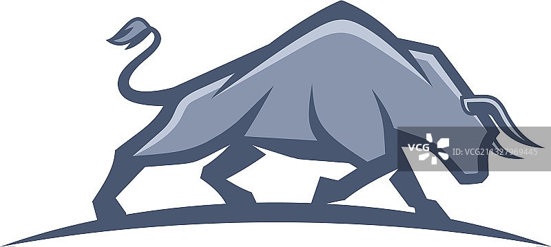 野牛logo设计模板图片素材