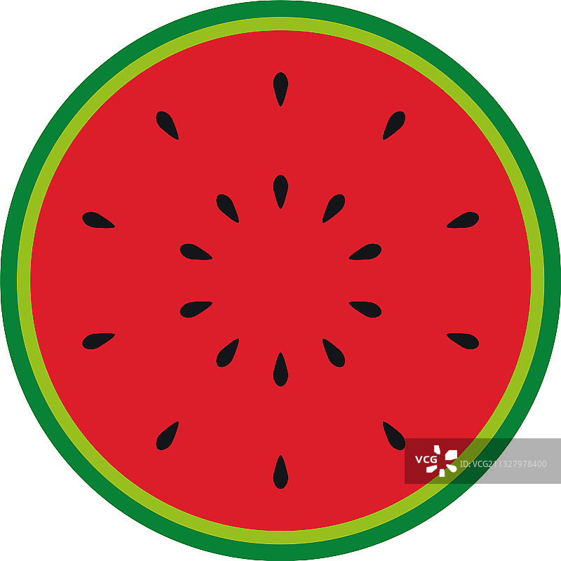 西瓜图标设计模板图片素材