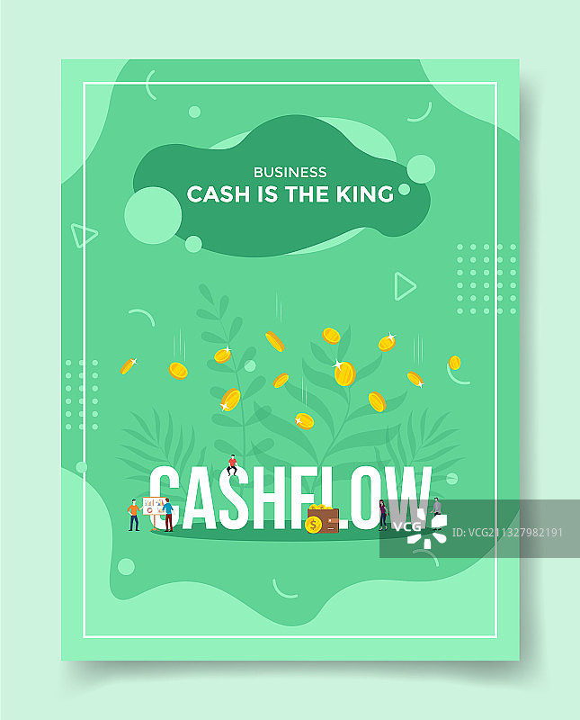 企业现金流：现金为王图片素材