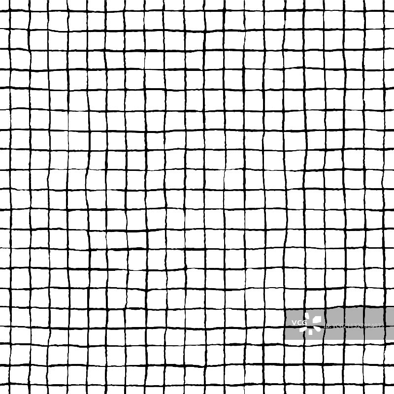 手绘格子无缝图案图片素材