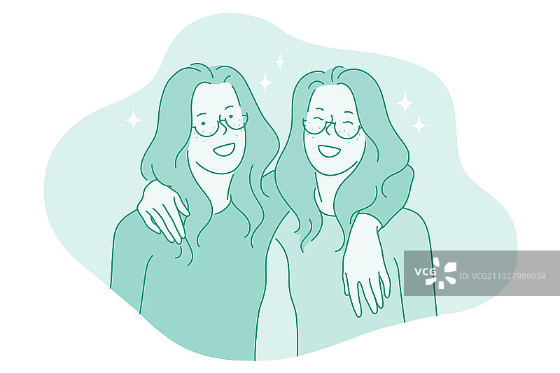 友谊幸福乐趣概念图片素材