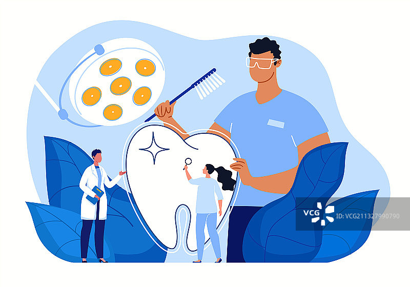 牙医检查牙科与保健图片素材