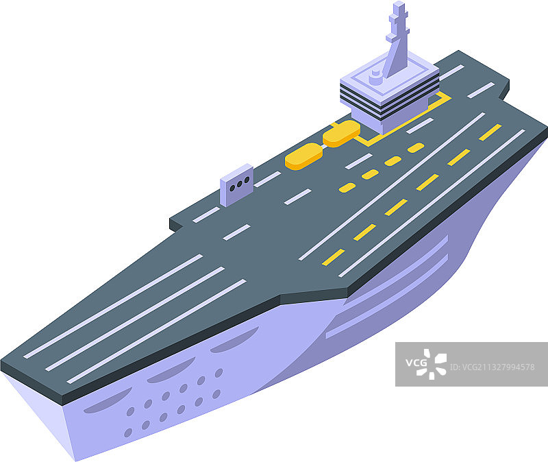 俯视视角航空母舰军队图标图片素材