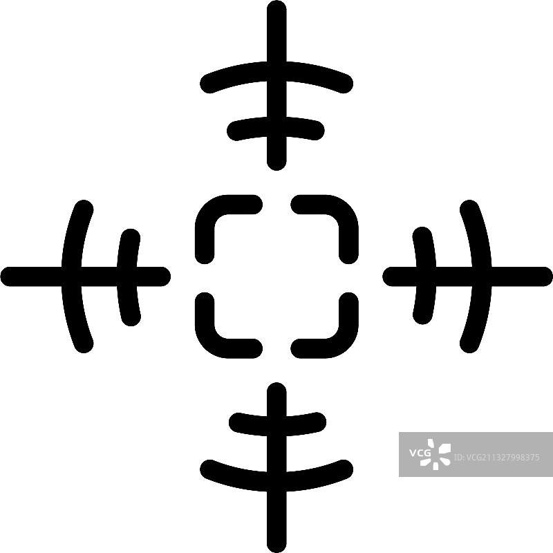 用户聚焦轮廓图标图片素材