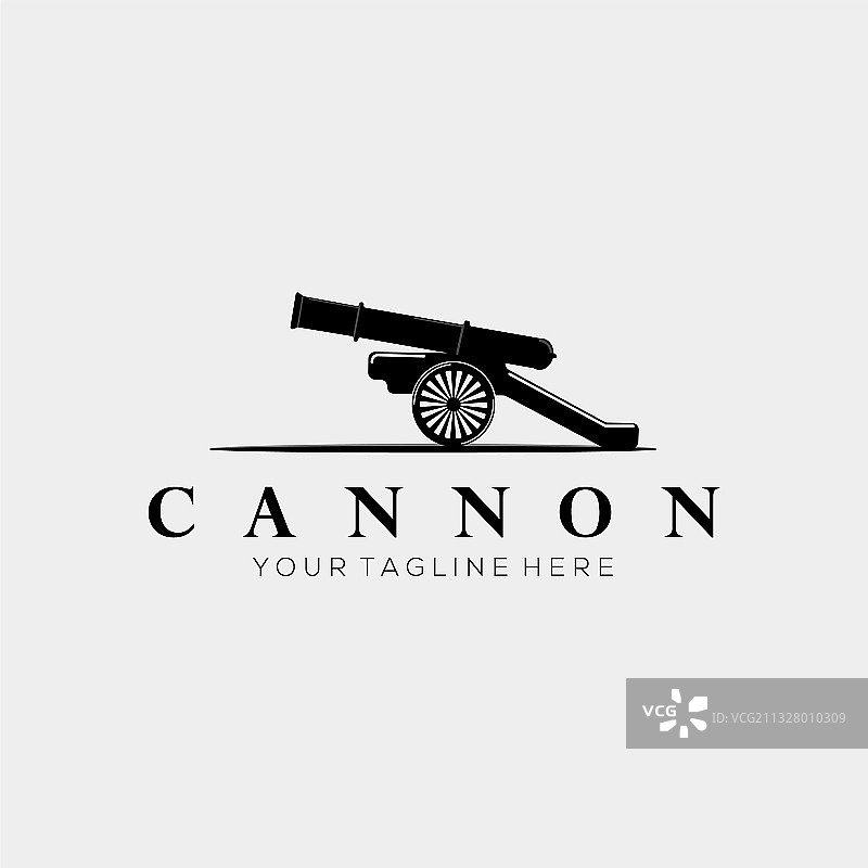炮筒标志设计图片素材