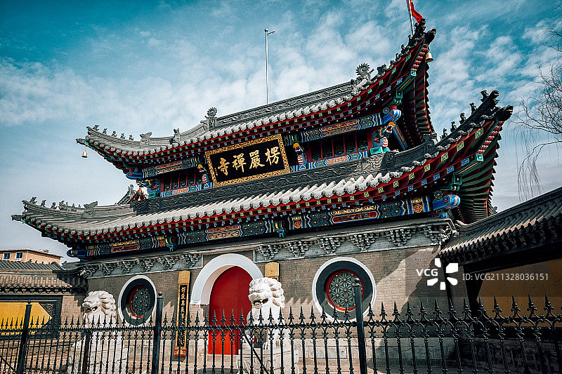 营口楞严禅寺图片素材