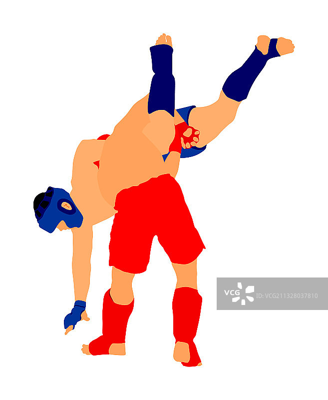 综合格斗选手（已隔离）图片素材