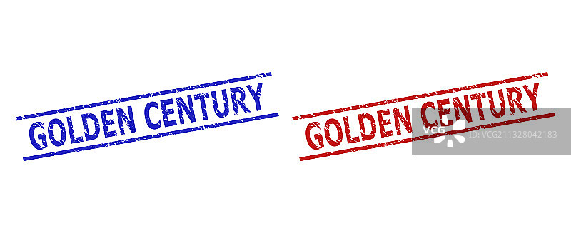带有污渍纹理的金色世纪印章图片素材