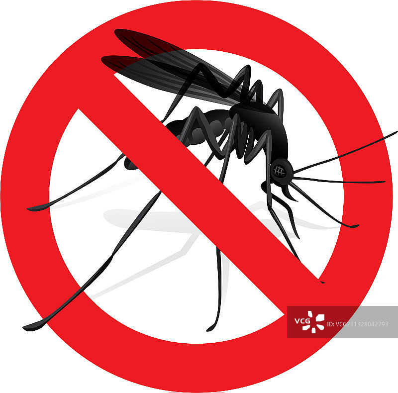蚊虫预警信号图片素材