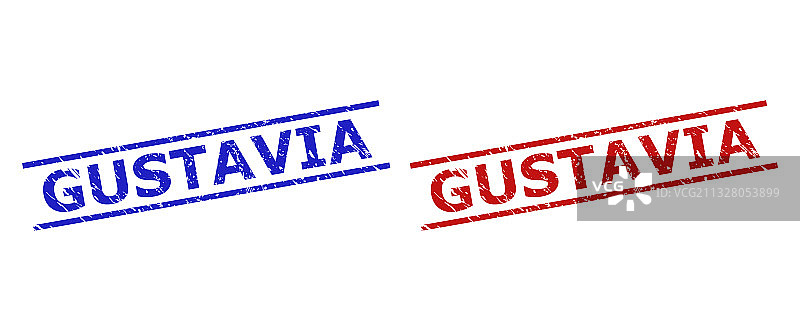 表面不洁的古斯塔维亚邮票图片素材