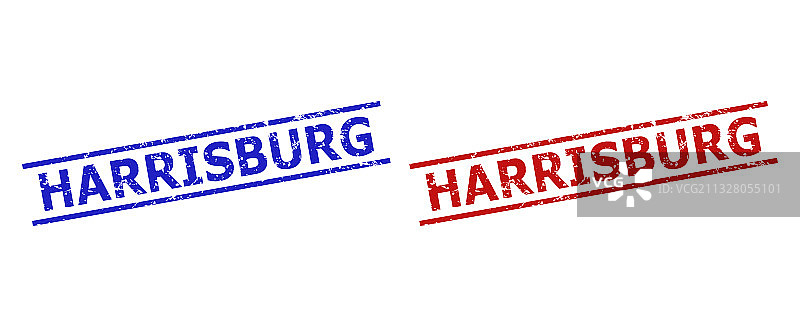 带有橡胶表面的哈里斯堡海豹和平行线图片素材