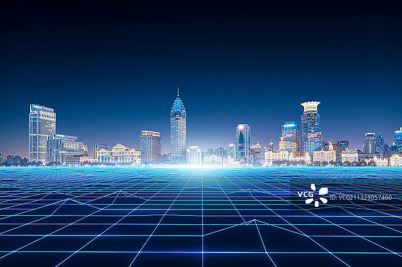 上海科技城市建筑图片素材