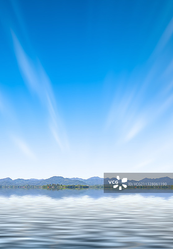 杭州西湖自然风光图片素材