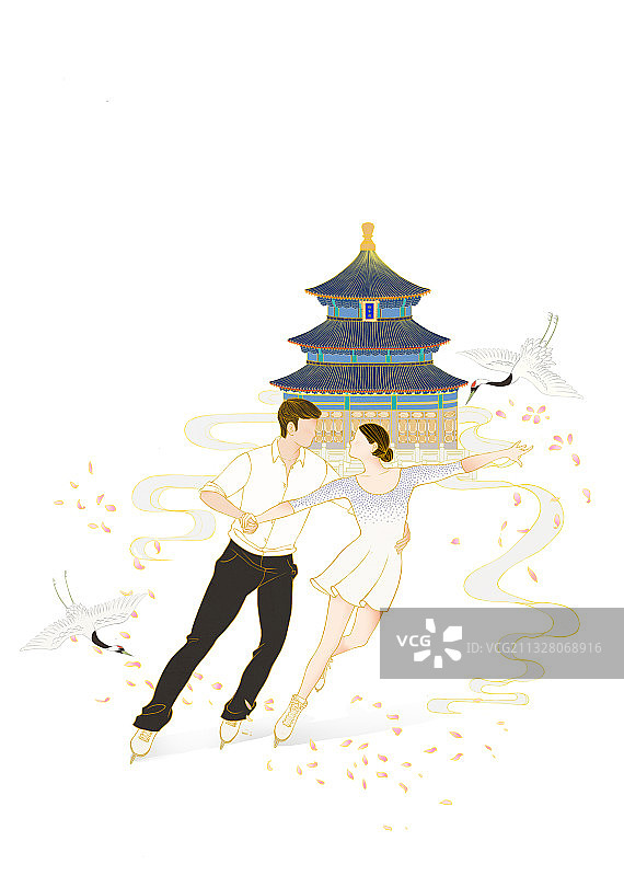 花样滑冰图片素材