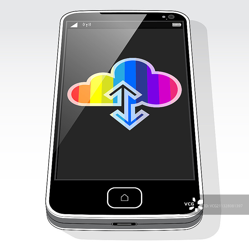 智能手机数据云同步图片素材