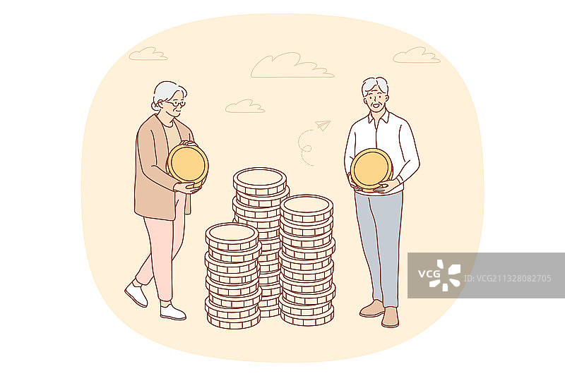 储蓄概念：金融预算图片素材